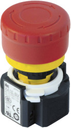 Idec XA1E-LV302Q4R Wyłącznik awaryjny samomonitorujący 250 V/AC 3 A 2 NC 1 szt.