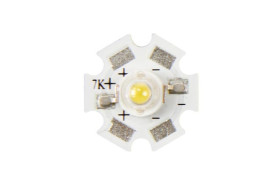 Velleman Vermogenled 3-Watt LED with High Luminous Flux and 50,000-Hour Lifespan