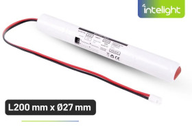 Pakiet akumulatorów NiCd 4 x C 2500mAh 4,8V HT-L / do PRIMUS TEC 6-58 2h / PRIMUS LED 2h/B - L200 x Ø27 / 40161