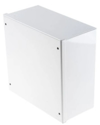 Obudowa urządzeń elektronicznych, Stal walcowana na zimno, Szary, 200 x 200 x 100mm, RS PRO