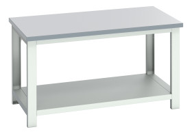 Stół warsztatowy szer. 900mm maks. obciążenie: 350kg Podstawowy stoł Blacha stalowa dł. 1500mm wys. 840mm