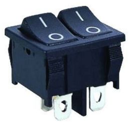 PRZEŁĄCZNIK KLAWISZOWY PODWÓJNY 6A/250V ON-OFF (PRZEL471)