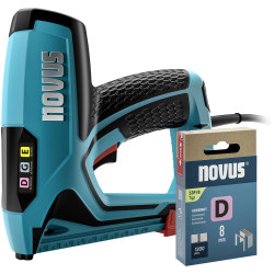 Novus 031-0370 J-151 Electric Tacker, 6-14mm, 3m Cable, Ergonomic Design