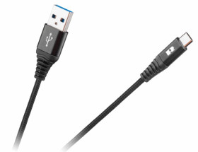 KABEL USB C REBEL 2M CZARNY