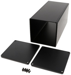 Hammond Electronics 1455NS2202BK Obudowa uniwersalna, (D x S x W) 220 x 103 x 103 mm, aluminium, 1 szt.