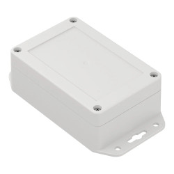 Obudowa hermetyczna z uchem ZP120.80.45 jasnoszara ABS