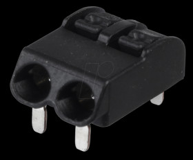 2060-1472/998-404 THR-pcb-terminal, 2-pole, RM 4 mm, bk