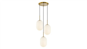 Lampa Wisząca Alias Gold 3Xe14 Koło Ml0315 Milagro