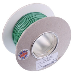 Green 0.75mm² Thin Wall Cable 24/0.2mm 50M