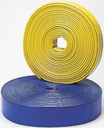 Przewód rurowy średnica wew 33mm średnica zew 36.2mm Zwijany na płasko Niebieski długość 20m