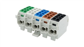 Zacisk Hls 5X100a-2 (1X25,1X16/1X25,1X16) /3L+N+Pe/ Al/Cu