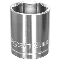 Siegen S0660 WallDrive Socket 23mm 1/2&quot;Sq Drive