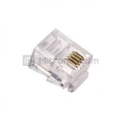 WTYK TELEFONICZNY 6P4C OPAKOWANIE 100 SZTUK