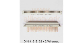 64-way Eurocard socket DIN41612 wirewrap (905-72186H) - Bicc-Vero