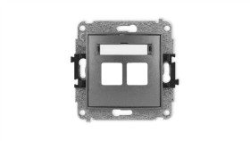 Icon Mechanizm Gniazda Multimedialnego Podwójnego Bez Modułu (Standard...