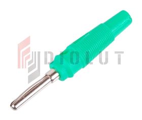 Wtyk banan 4mm WB412-GN 50V=/30V~ 24A