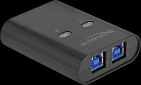 11508 USB 3.0 switch 2 port, 2x USB-B to 1x USB-A