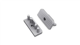 Zaślepka Do Profil Surface Srebrna Gen2 Z Otworem 77980040 /1Szt/