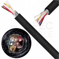 Kabel telekomunikacyjny miejscowy XzTKMXpw 4x2x0,5mm czarny parowany ziemny żelowany drut Bitner