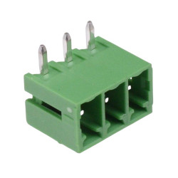 3-Way 3.81mm Right Angle Closed Header 8A 300V