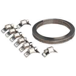 Sealey JC97 Hose Clamp Set Self-build 8mm Band Width