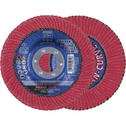 PFERD 67689046 Co Sgp Curve Flap Disc 115mm bore 22.23mm steel/stainless