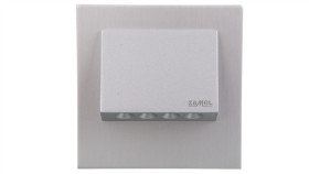 Oprawa Schodowa Led Navi Pt 230V Ac Alu Biała Ciepła 11-221-12 Led11122112