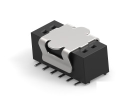 Gniazdo PCB 12 -pinowe 2 -rzędowe raster: 1mm Gniazdo PCB Pionowy Montaż na płytce