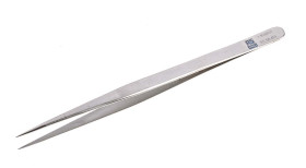 Pęseta dł. całkowita 140 mm RS PRO antymagnetyczna Stal nierdzewna