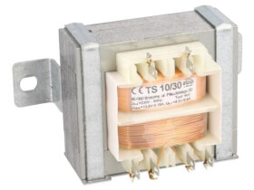 Transformator: sieciowy, 10VA, 230VAC, 13,8V, 8,5V, 180mA, 600mA TS 10/30