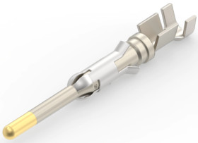 Pin contact, 0.75-1.5 mm², AWG 18-16, crimp connection, gold-plated, 163082-2