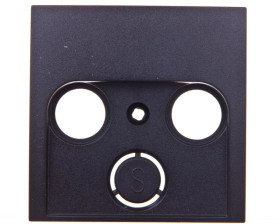 B7. Element centralny do gniazda antenowego 2- i 3-wyjsc antracyt
