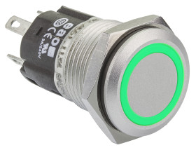 Nasadka przełącznika Chwilowy SPDT średnica wycięcia 16mm, montaż panelowy EAO