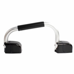 Uchwyt poręcz do kampera łodzi jachtu składna srebrna