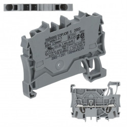 WAGO 2002-1201 Złączka szynowa 1-torowa ZUG 2,5mm2 24A szara TOPJOBS