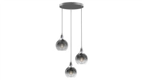 Lampa Wisząca Monte Silver 3Xe27 Mlp8323 Milagro