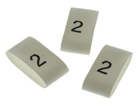 Oznaczniki kabli Termokurczliwy TE Connectivity zakres 4 → 12mm ilość 100