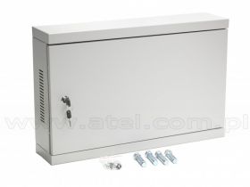 Szafa rack 2U, wisząca, 19", 120mm gł., drzwi metal