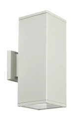 Kinkiet zewnętrzny Adela 8001 AL o dwóch kierunkach świecenia góra i dół , E27 2 x max 60W, kolor srebrny, 0438621