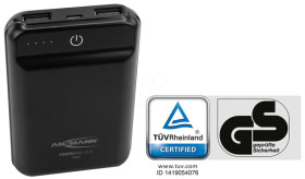 1700-0091 Powerbank, Li-Po, 10000 mAh, mini