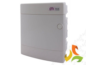 Rozdzielnica podtynkowa 8 modułowa 1x8M drzwi pełne IP40 ECM8PO 001101014 ETI