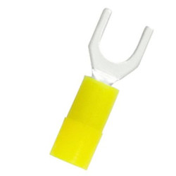 Konektor zaciskowy płaski Izolowane, M3, Żółty 22AWG 0.5mm² 26AWG 0.2mm² RS PRO