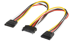 Kabel Zasilający Typu Y/Adapter Zasilający Do Komputera, Sata 1 X Wtyk Na 2 X...