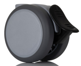 Koło samonastawne średnica kabla 75mm Otwór nieprzelotowy Tente 50kg wysokość całkowita 77mm