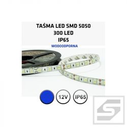 Taśma LED niebieska 300LED/5m 5050 12VDC/IP65/72W LEDstrip5050B/60