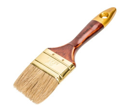 Pędzel płaski uniwersalny 2.5 cala włosie naturalne skuwka stalowa 19B625