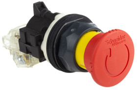 Przycisk zatrzymania awaryjnego SPDT średnica wycięcia 30mm, montaż panelowy Schneider Electric