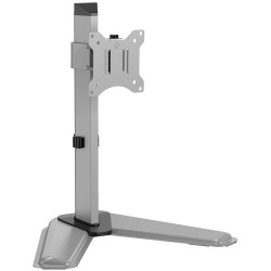 My Wall HL56-1L Monitor Base Grey Height-adjustable Tiltable Swivelling Stand