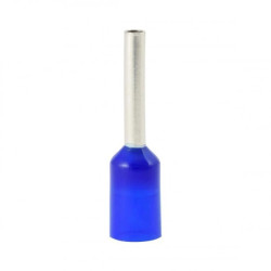 Końcówka tulejkowa izolowana HI 0,75/8-ni niebieska (100 szt.) Al/Cu