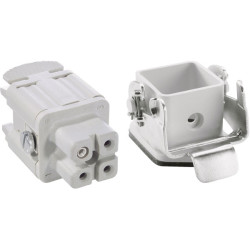 LAPP EPIC&#xAE; KIT H-A 3 BS AG 3P F Thermoplastic Panel-mount Housing